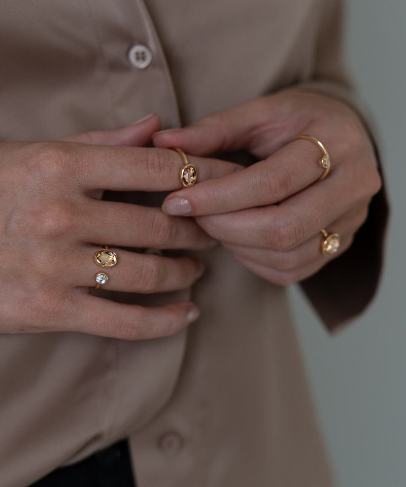 Lilla-Ellipí Ring Gold Custom